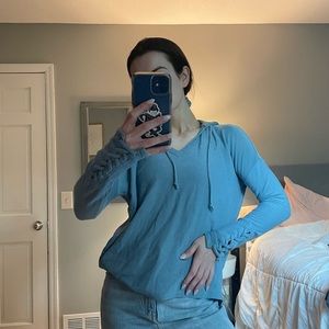 Chaser Blue Lightweight Hoodie